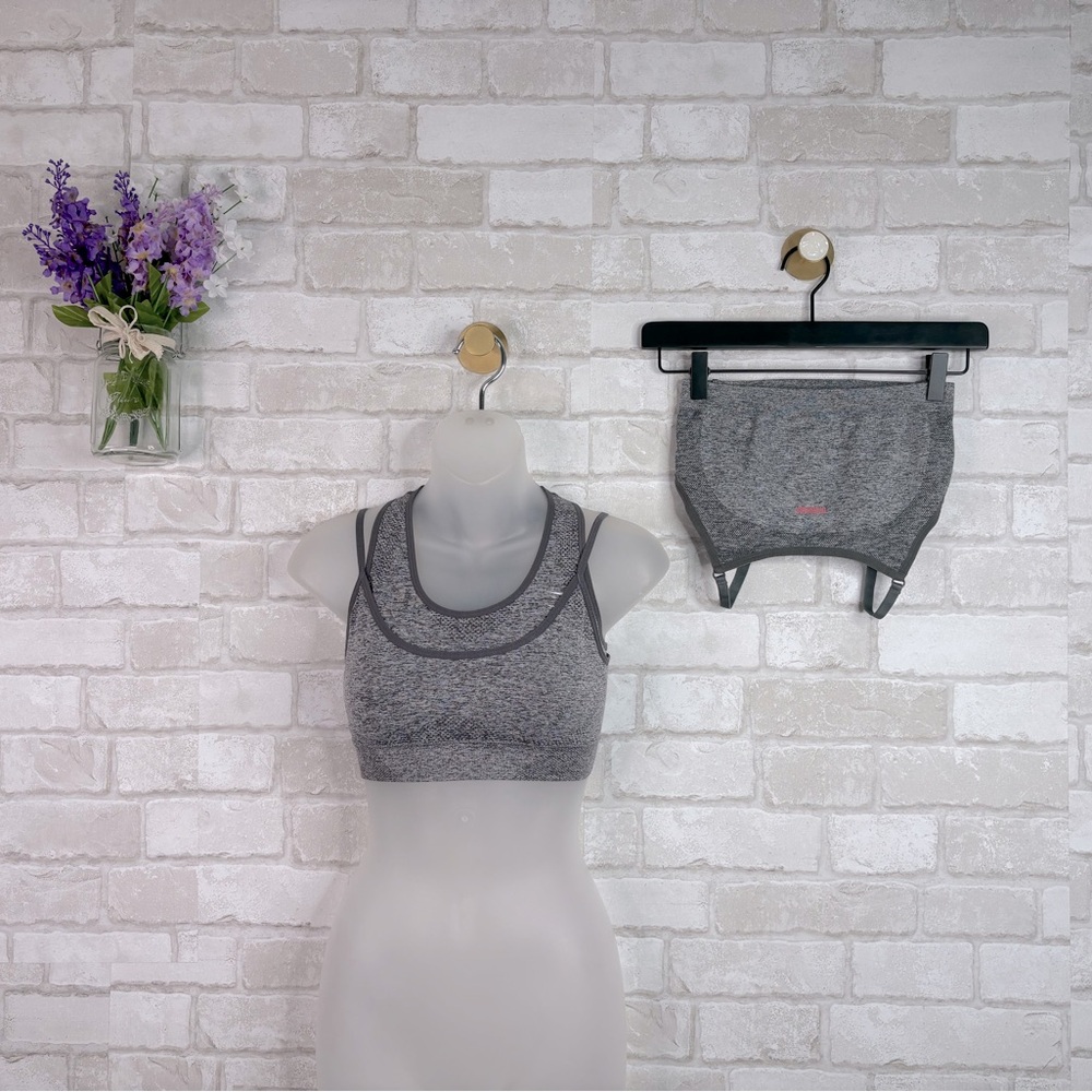 Two Gymshark Gray Sports Bras